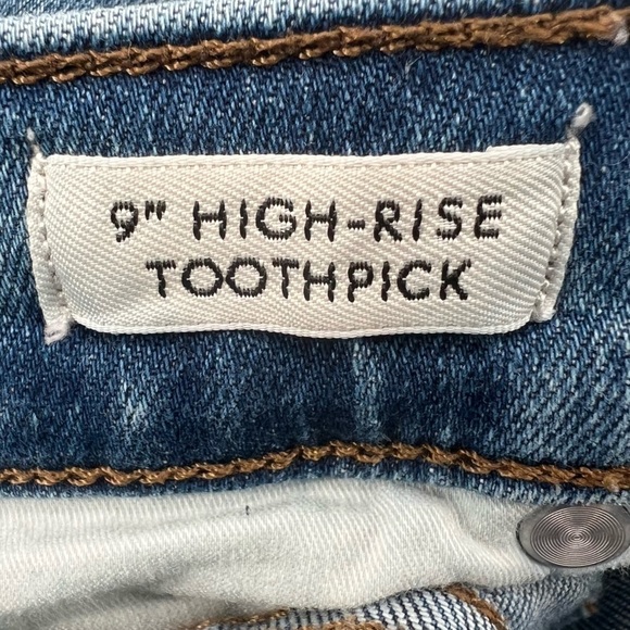 J. Crew 9” High Rise Toothpick Skinny Denim Jeans Size 27 Women’s - Picture 4 of 6